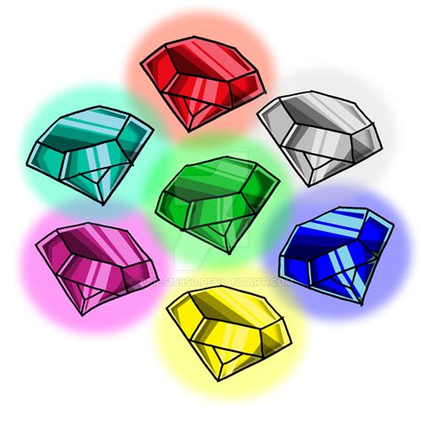 The Chaos Emeralds By Tails19950 On Deviantart Chaos Emeralds Chaos