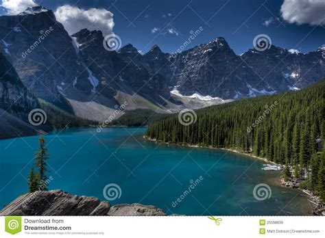 Moraine Lake Banff National Park Canada Royalty Free