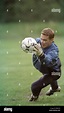 The Russian national football team s goalkeeper Igor Akinfeyev trapping ...