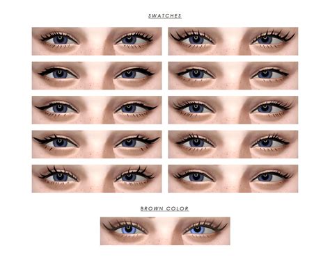 Sims 4 Maxis Match Cc Eyelashes Wisebda