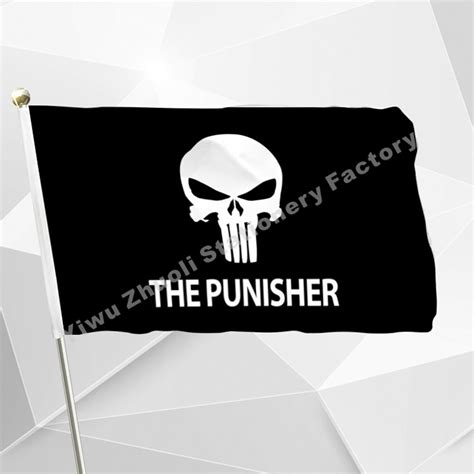 Punisher Skull Decorative Flag Flags Home And Garden Pumpenscoutde