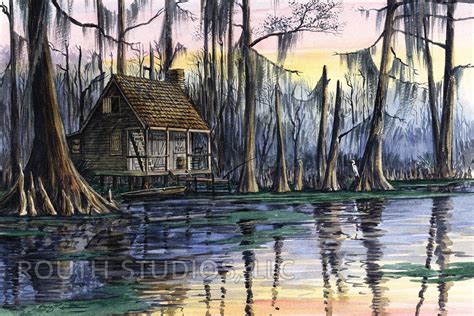 Craigrouthart Louisiana Art Painting Louisiana Swamp