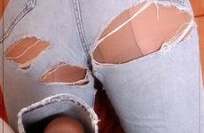 pantyhose jeans pants under layers mature nylons ripped sexy nylon