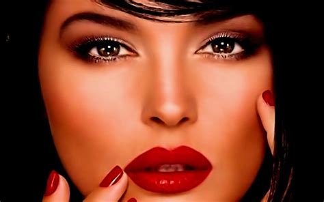 look at me stare fingers beautiful eyes girl beauty face eyes red lips hd wallpaper