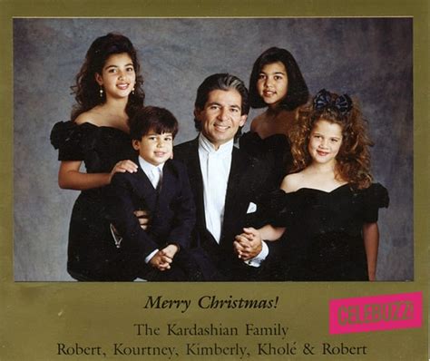 father knows best kardashians christmas cards over the years us weekly