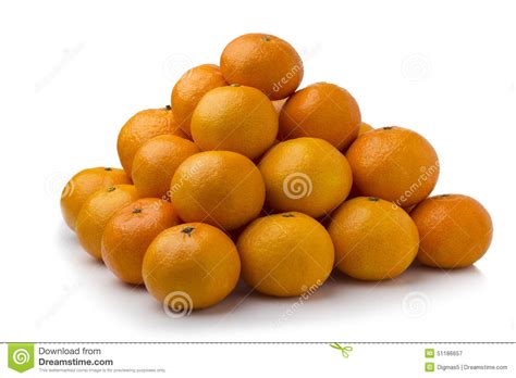 Bunch Of Fresh Mandarin Oranges On Market Stock Image Image Of