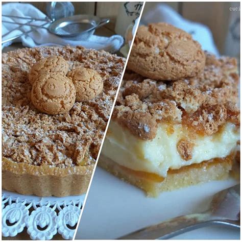 Crostata amaretti e crema, troppo buona buona.la frolla con gli amaretti e la crema si armonizzano in un equilibrio di gusto.consiglio di provarla, ve n. CROSTATA SBRICIOLATA CREMA E AMARETTI dolce ripieno ...