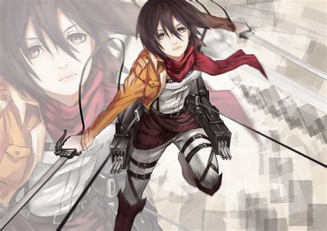 Download Mikasa Ackerman Anime Attack On Titan Hd Wallpaper