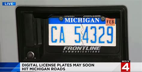 Digital License Plates Soon Available For Michigan Drivers The News Wheel