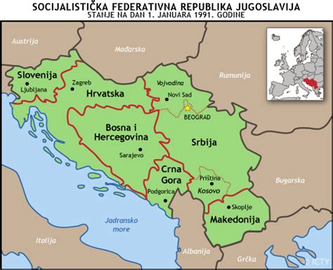 Yugoslavia War Map