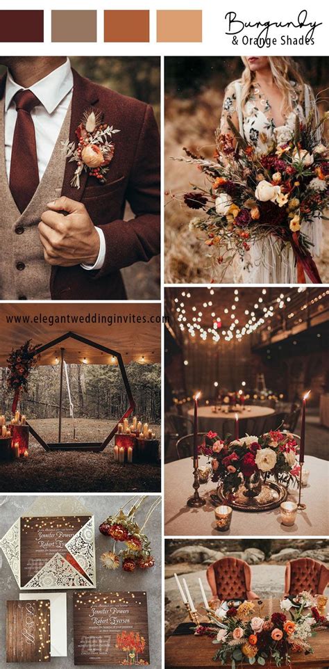 So Gogorgeous Fall Winter Flower Inspired Wedding Colors