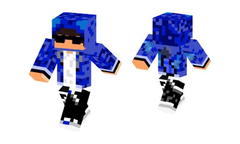 Blue Charizard With Glasses Skin Minecraft Skins