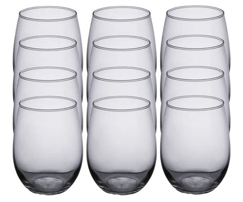Libbey Contemporary Wine Glassware 12 Case 15 Oz Stemless Wine Glass