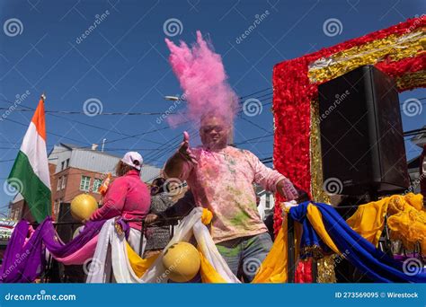 The Phagwah Parade Holi Parade Festival Of Colors 2023 Editorial