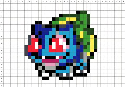 Pokémon icons (448kb) — sprites used in the pokémon screen (no animations). Bulbizarre • Pokemon • Pixel Art • Fond blanc