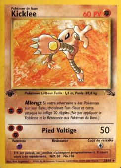 Il les masse ensuite pour les reposer. Kicklee (Fossile 22) — Poképédia