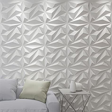 Art3dwallpanels Pvc 3d Wall Panel Diamond For Interior Wall Décor In