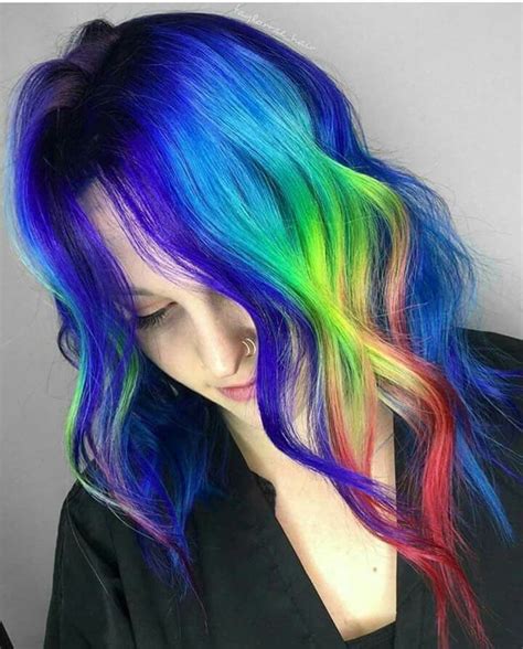 Pin By Amanda Hanzel On Colorful Hair Bright Hair Ocean Hair Balayage