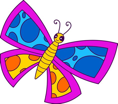 Flying Butterfly Clip Art Clipart Best