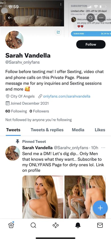 TW Pornstars Sarah Vandella Twitter SCAMMER ALERT DONT FOLLOW 5