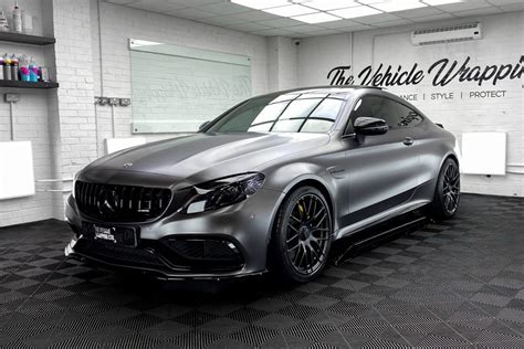 Mercedes C63 Amg Satin Dark Grey Personal Wrapping Project