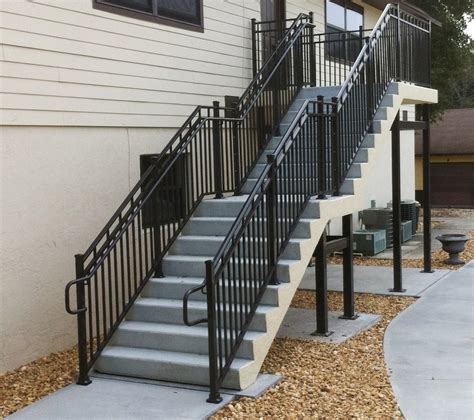 Leesburg Concrete Company Inc Exterior Stairs With Custom Rails