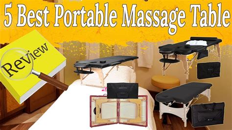 top 5 best portable massage table reviews best foldable massage table youtube