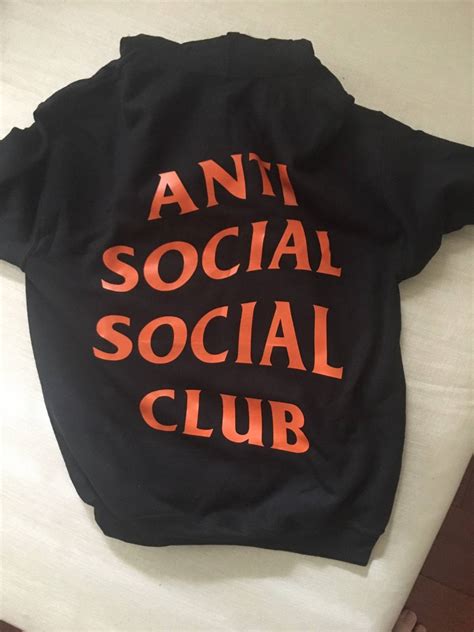 Anti Social Social Club Assc X Undefeated Paranoid Black Hoodie Grailed