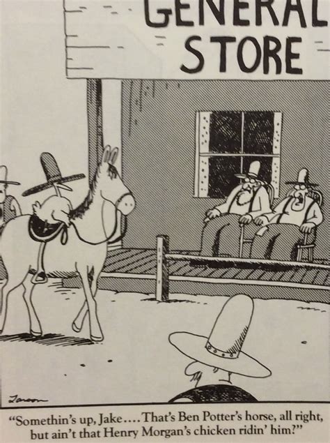 The Far Side Ben Potters Horse Gary Larson Cartoons Far Side