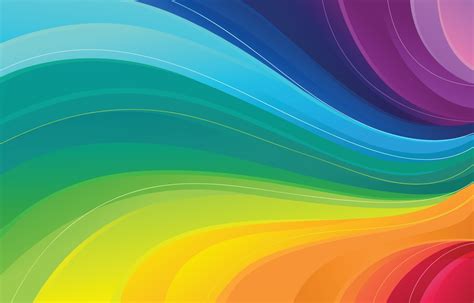 Rainbow Wave Wallpaper