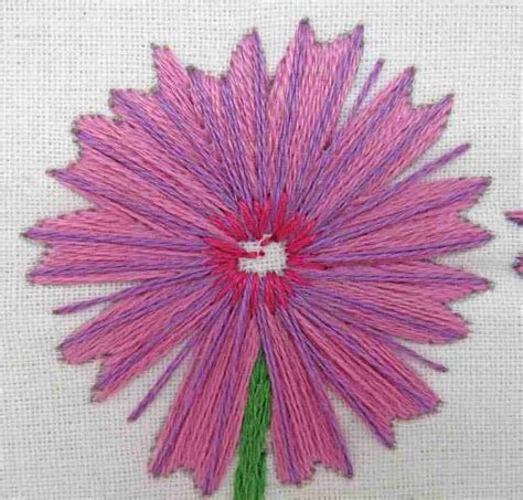Free Hand Embroidery Pattern For April Daisy Flower Stitchdoodles