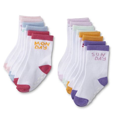 Toddler Girls 6 Pairs Crew Socks Shop Your Way Online Shopping