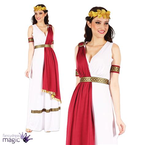Mens Ladies Greek Roman God Goddess Toga Caesar Venus Fancy Dress Costume Couple Ebay