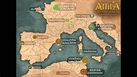 The new dlc will be adding a whole new campaign on top of the attila game set at a much later date after the arrival of the huns. Where Shall I settle ? Attila Total War - The Last Roman - YouTube