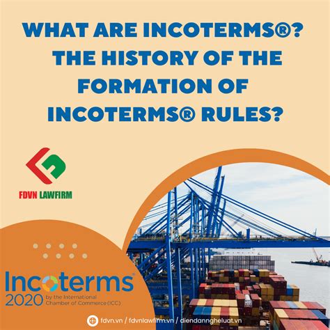 What Are Incoterms The History Of The Formation Of Incoterms® Rules