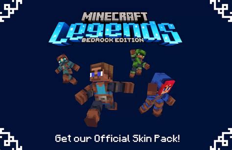 Minecraft Legends Bedrock Edition Official Skinpack