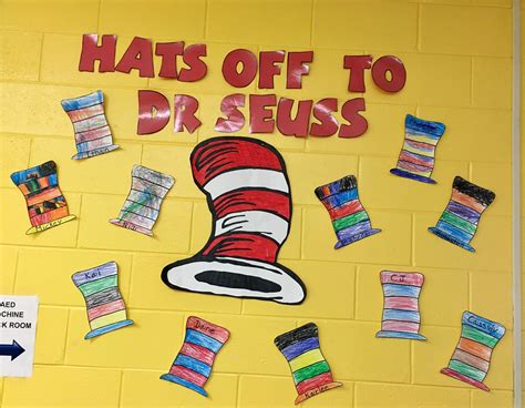 Dr Seuss Wall For Dr Seuss Birthday Week Dr Seuss Birthday Birthday