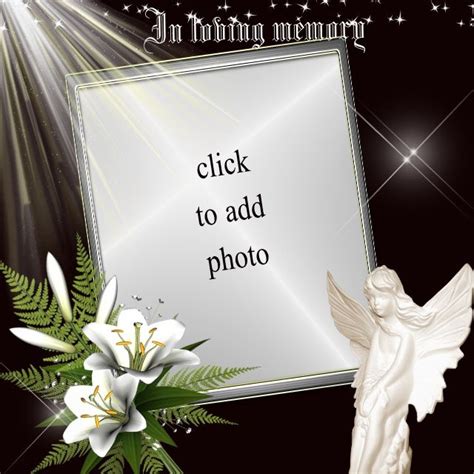 In Loving Memory Digital Photo Frame Photo Frame Memory Frame