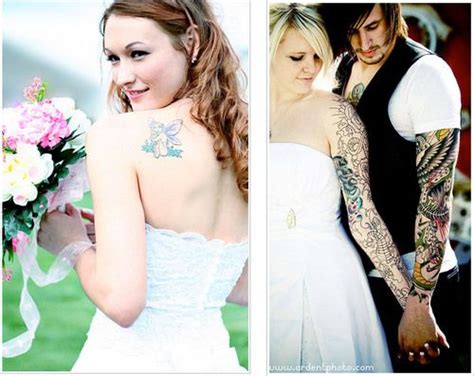 Noivas Tatuadas Noivas Tatuadas Noiva De Tatuagem Beleza De Noiva