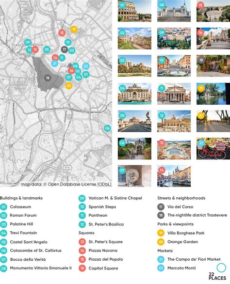 What To Do In Rome Our 22 Top Rome Attractions Map 2023
