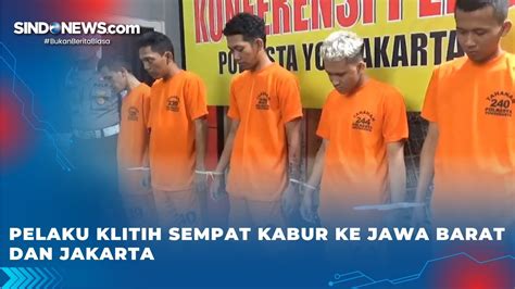 Pelaku Klitih Sempat Kabur Ke Jawa Barat Dan Jakarta Youtube