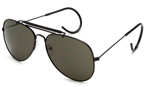 Timeless Classic Aviator Sunglasses With Brow Bar And Cable Wire Wrap Ears Temples Secured Fit