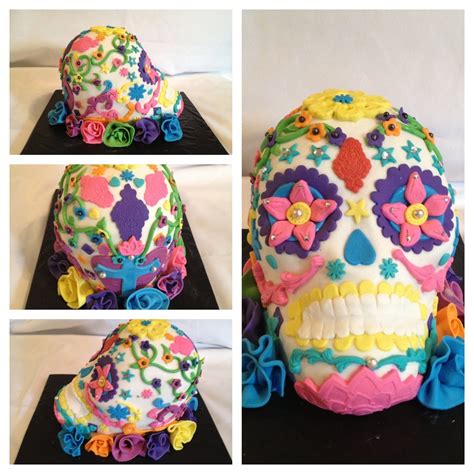 Sugar Skull Cakehappy Day Of The Deaddias De Los Muertossanta