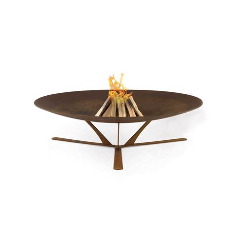 Fuocolo Wood Burning Outdoor Fire Pit In Steel Fire Pit Isa Project