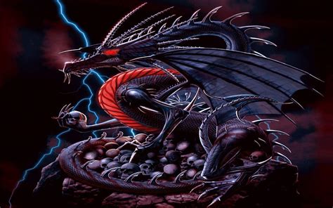 Evil Lightning Dragon Wallpapers Top Free Evil Lightning Dragon