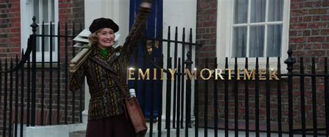 2018 Mary Poppins Returns Emily Mortimer As Jane Banks 2018 Linmanuelmiranda