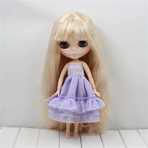 Free Shipping Nude Blyth Doll For Series Nom 47 280bl3139 Joint Body Golden Hair Suitable For