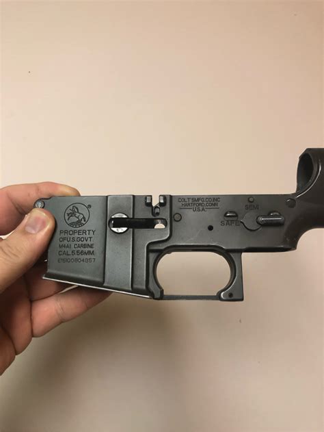 Sold Colt M4a1 Trademarked Lower Receiver Hopup Airsoft