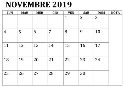 Calendario Novembre Da Stampare Gratuito Calendar Pdf Calendar My Xxx Hot Girl