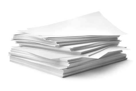 Office Pile Of Paper Stock Photo Download Image Now Istock